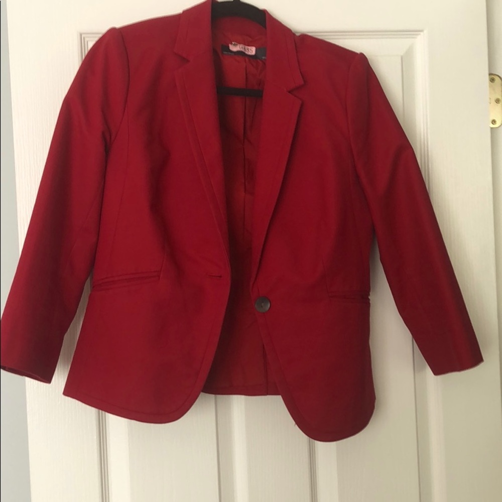 Red blazer